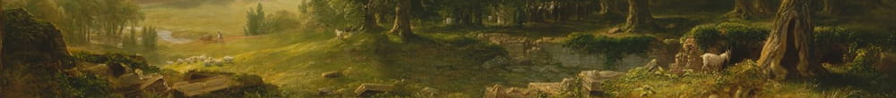 Landschaftsszene aus Thanatopsis, 1850 (Asher Brown Durand)