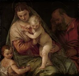 Heilige Familie mit dem jungen Johannes