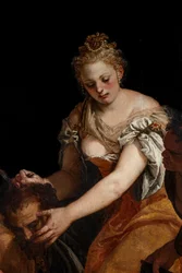 Judith mit dem Kopf des Holofernes (Detail)
