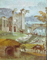 Landschaft des Bacchus-Zimmers