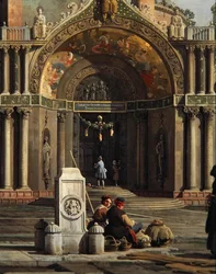 (Detail) Capriccio einer Kirche