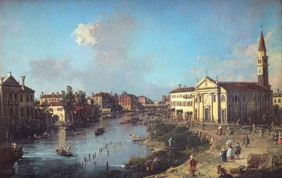 Dolo an der Brenta, mit der Kirche St. Rocco und der Villa Zanon-Bon