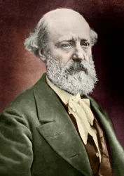 Porträt des Architekten Eugene Viollet le Duc (1814-1879), um 1879