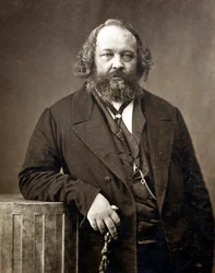 Porträt von Michail Alexandrowitsch Bakunin (1814-1876)