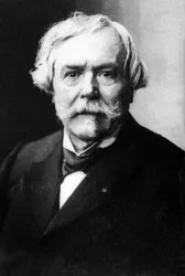 Porträt von Edmond Huot de Goncourt (1822-1896), französischer Schriftsteller. Foto von Nadar