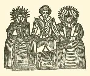 Illustration für The Roxburghe Ballads (Holzschnitt)