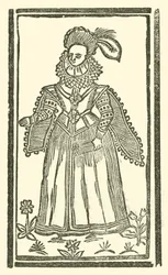 Illustration für The Roxburghe Ballads (Holzschnitt)