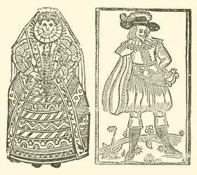 Illustration für The Roxburghe Ballads (Holzschnitt)