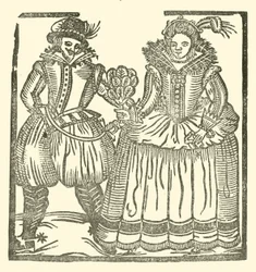 Illustration für The Roxburghe Ballads (Holzschnitt)