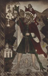 Poughill Kirche, Fresko