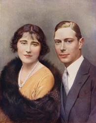 Der Herzog und die Herzogin von York im Jahr 1926