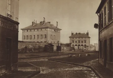 Die Barriere von Italien im Jahr 1866, mit den Pavillons von Ledoux