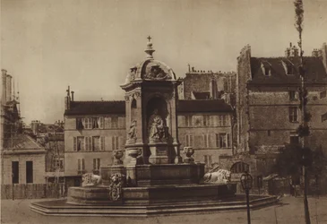 Der Place Saint-Sulpice im Jahr 1853