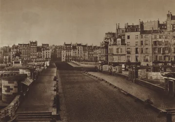 Die Pont-Neuf im Jahr 1852 (s/w Foto)
