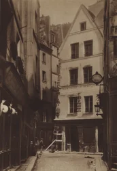 Rue Pirouette und Rue Mondetour (s/w Foto)