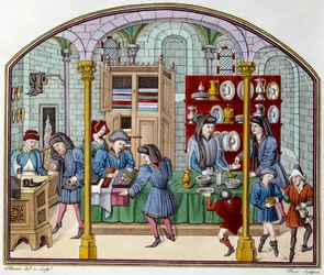 Goldladen. Lithografie in „Ethiques d