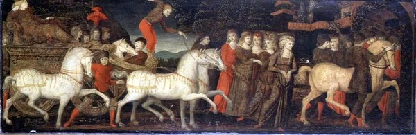 Ein Triumphzug - Cassone-Panel