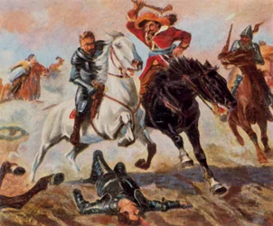 Tillys Flucht nach der Schlacht am Lech, 4. April 1632