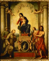 Die Madonna des Heiligen Franziskus von Assisi