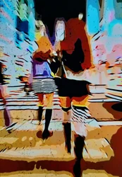 Mädchen in der Nacht