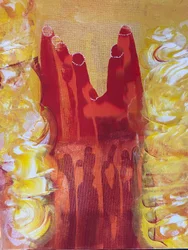 Die betenden Hände über uns