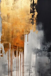 Schwarz Gold und Silber