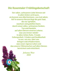 Die Rosentaler Frühlingsbotschaft