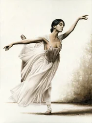 Züchtige Ballerina