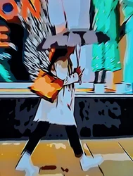 Stadt beim Spaziergang