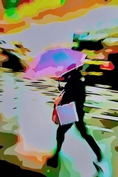 Psychedelisches Mädchen