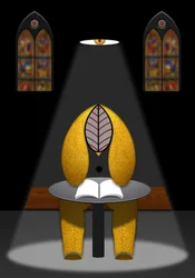 Vita contemplativa (I) (aus der Serie gotische Impressionen)