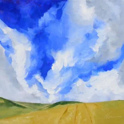 Perspektive von Wolken