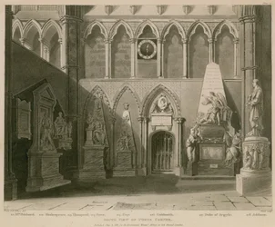 Südansicht der Poets Corner, Westminster Abbey, London