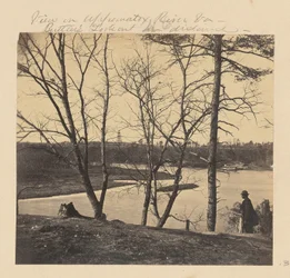 Blick auf den Appomattox River, Virginia. Butler
