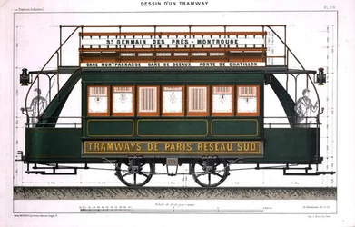 Entwurf für eine Straßenbahn