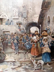 Heiligabend auf dem römischen Land vor 100 Jahren
