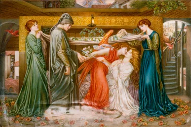 Dantes Traum zur Zeit von Beatrices Tod, ca. 1900