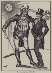 Illustration für The Essays of Elia von Charles Lamb (Lithografie)