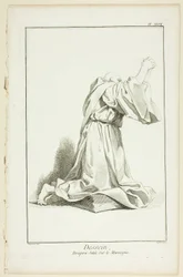 Entwurf: Draperie auf einem Modell arrangiert, aus Encyclopédie