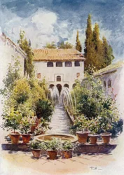 Generalife, Acequia Hof