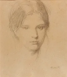 Porträt der Tochter des Künstlers, Mary