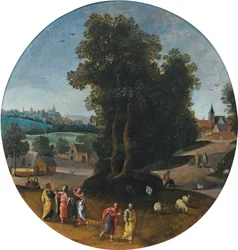 Christus auf dem Weg nach Emmaus