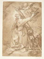 Katharina als Märtyrerin