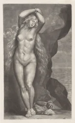 Andromeda an den Felsen gekettet