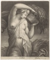 Ceres in einem Kornfeld