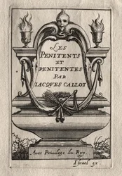 Les Pénitents: Frontispiz