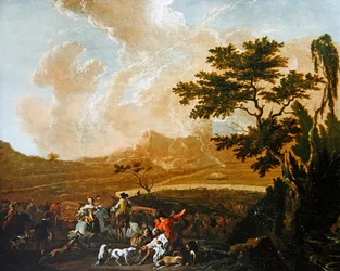 Eine Jagdgesellschaft