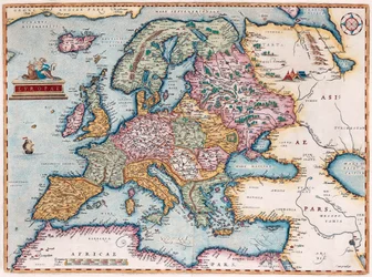 Europa aus: Theatrum Orbis Terrarum, 1579