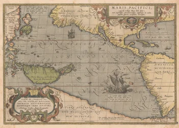 Maris Pacifici aus Theatrum orbis terrarum, 1595