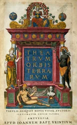 Theatrum Orbis Terrarum, von Abraham Ortelius, Titelseite